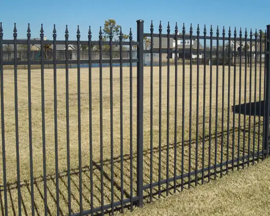 Tubular steel fence